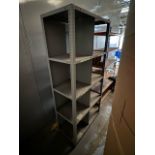 Grey Metal Boxed Shelving