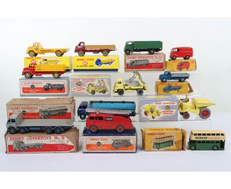 Quantity of Boxed Dinky Toys Commercial Models, including: 261 Royal Mail Van, one end flap missing from end of box,290 Leyla