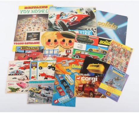 Collection of Original Toy Catalogues, including: Britians 1975, 1976 Trade Catalogue, 1978 to 1983, Corgi 1979, 80, 81, Dink