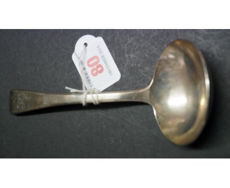 A George III silver Old English pattern sauce ladle, by Samuel Godbehere, Edward Wigan & James Boult, London 1817, 16.7cm, 62