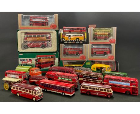 Diecast Model Vehicles - a Corgi, Buses in Britain, RT London Transport bus, boxed; another; Exclusive First Editions buses, 
