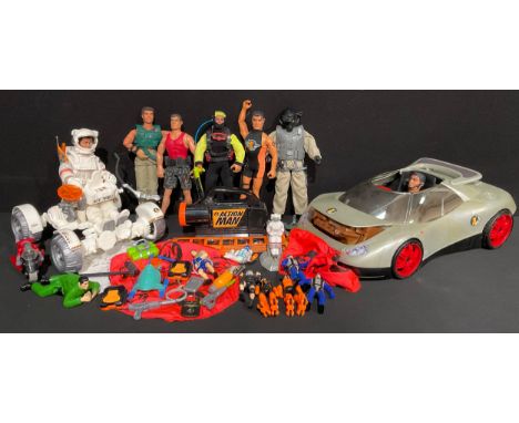 Toys - Action Man, including Spaceman Action Man with space buggy, Swimmer with moving arms, Deep Sea Diver, Special Forces, 