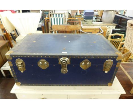 An early 20th Century steamer trunk 