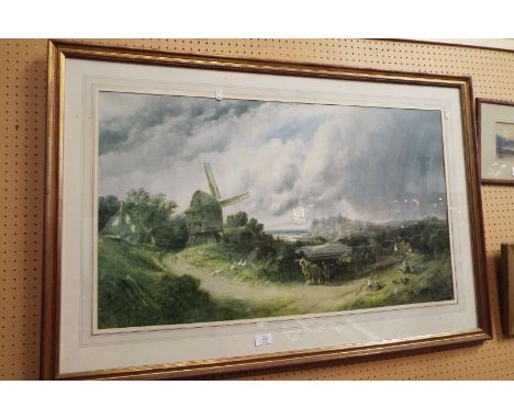 After EDWIN L. MEADOWS print titled 'A View of Old Rye'