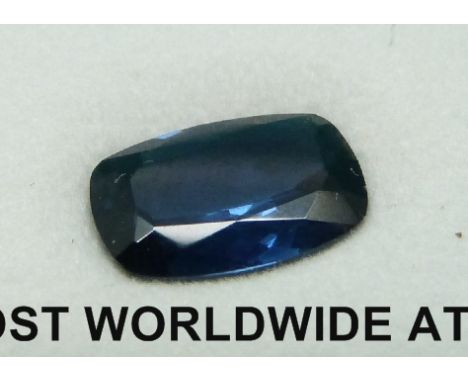 A 2.0ct cushion cut sapphire from Madagascar