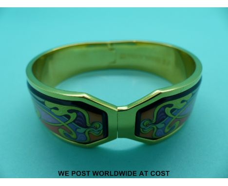 Frey Wille gold plated bangle in original box with paperwork