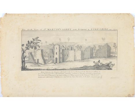 MISCELLANEOUS UNFRAMED PICTURES, PRINTS AND DRAWINGS INCLUDING PORTRAITS AND ARCHITECTURAL STUDIES, 18TH C AND LATER, 46 X 36