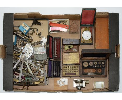 MISCELLANEOUS WATCHMAKER'S TOOLS, 19TH C AND LATERCondition report  A mixed lot sold in as-viewed condition with all faults