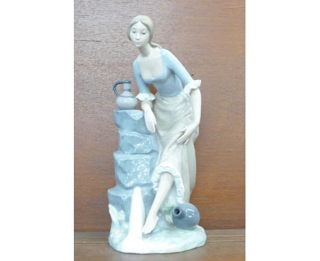 A large Nao figure, Girl From The Fountain, 34cm 