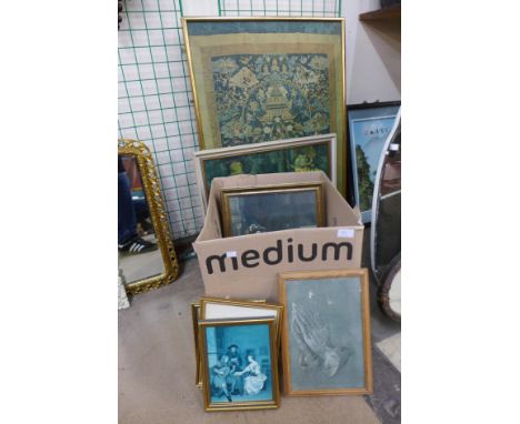 Twelve assorted prints