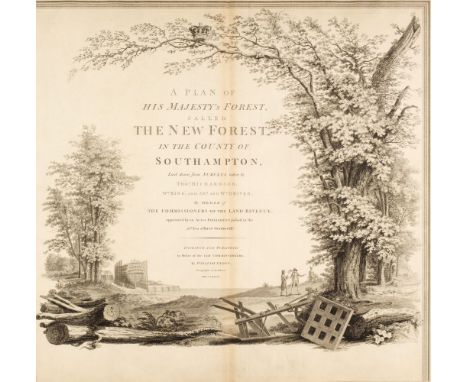 New Forest. Faden (William). A Plan of His Majesty's Forest, called The New Forest in the county of Southampton, laid down fr
