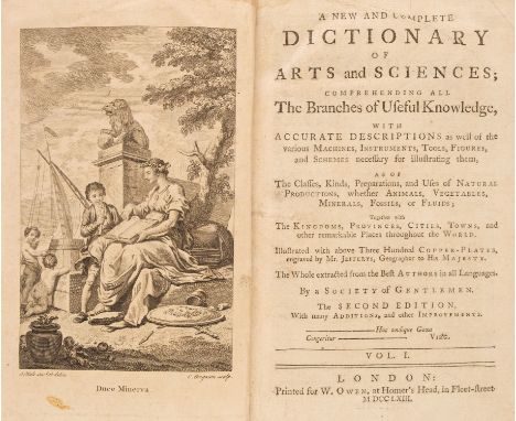 A Society of Gentlemen. A New and Complete Dictionary of Arts and Sciences; Comprehending all the Branches of Useful Knowledg