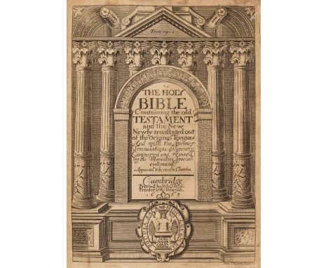 Bible [English]. The Holy Bible containing the Old Testament and the New, Newly translated out of the Original Tongues and wi