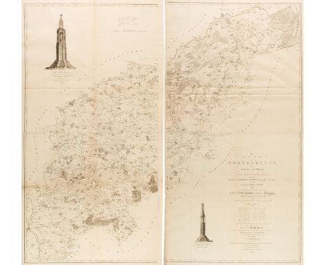 Northamptonshire. Faden (Robert), The County of Northampton as Surveyed and Planned by the late Mr Thomas Eyre of Kettering, 