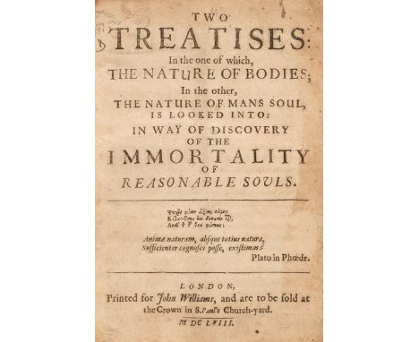 Digby (Kenelm). Two Treatises, in the one of which, the Nature of Bodies; in the other, the Nature of Mans Soul, is Looked In