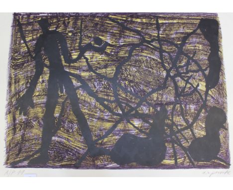A.V. Perrope ()Untitled Limited edition Artist's ProofColoured print numbered 11 lower leftSigned indistinctly in pencil lowe