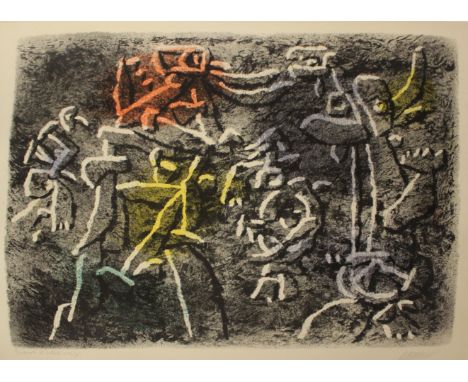 20th century French SchoolMarkingsLimited edition lithograph, artist's proof number 18/25Signed indistinctly in pencil lower 