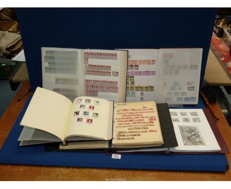 Five Commonwealth Stamp Stock books.