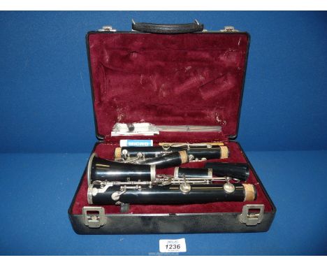 A USA Blessing Clarinet in case.
