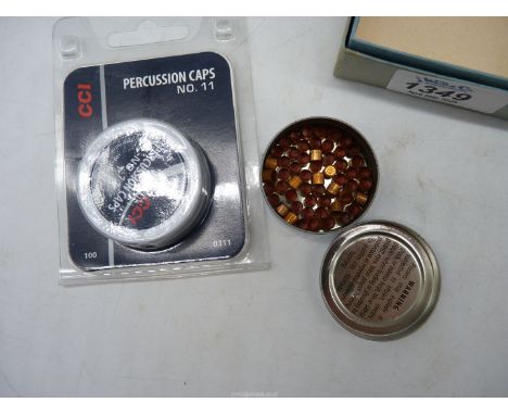 ***COLLECTION ONLY*** 169 CCI Percussion Caps No. 11.****ALL WEAPONS AND/OR AMMUNITION MUST BE COLLECTED IN PERSON - NO POSTA