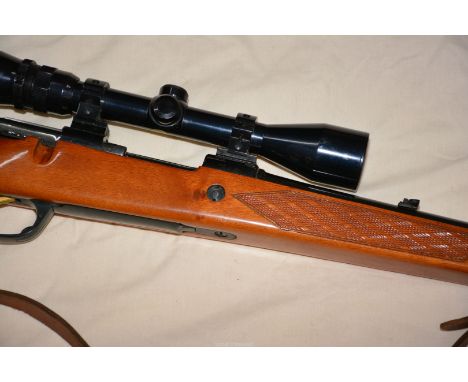 ***COLLECTION ONLY*** A Parker-Hale .243 calibre bolt-action Rifle having a chequered for-end and pistol-grip stock fitted wi