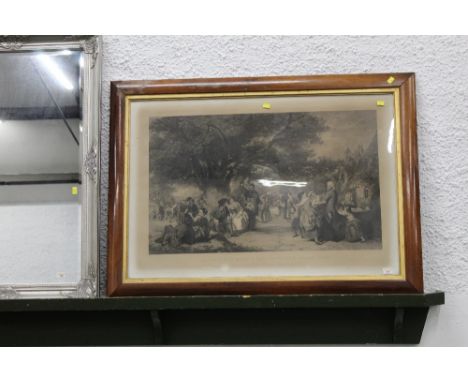 A 19th century print "An English Merry-Making in The Olden Time"