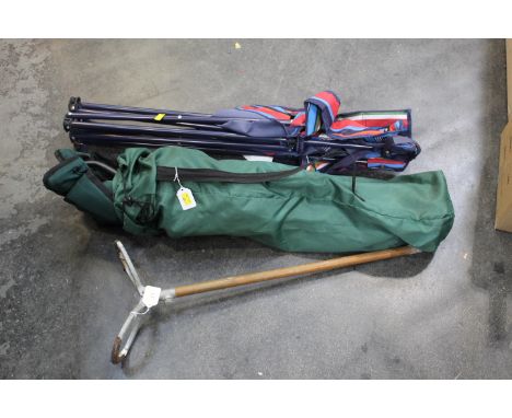 Folding stools and shooting stick 