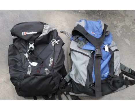 Two Berghaus rucksacks - Arrow 30 and Freeflow 25