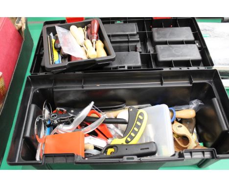 Toolbox of leather working tools