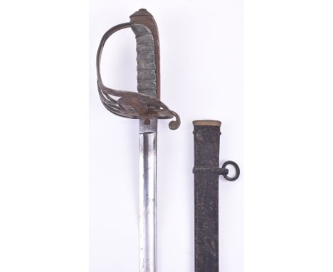 Wilkinson Infantry Officers Sword of Unidentified Colonial Service Pattern, No. 21291 (for 1875) blade etched with crowned VR