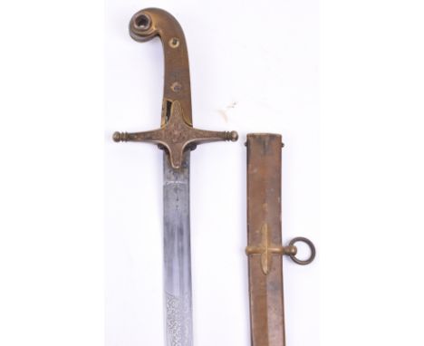 Post 1902 General Officers Pattern Mameluke Sword For an Indian Political Officer, regulation blade by Ranken & Co. Ltd. Calc