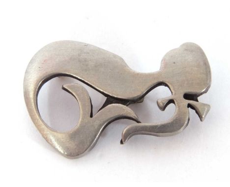 R Tennesmed Swedish vintage modernist brooch