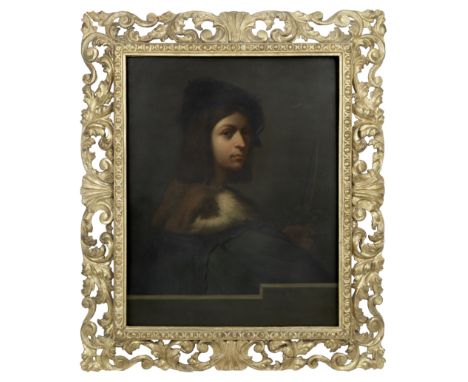 Rodolfo Paoletti (Italian, 1824-1891), After Sebastiano del PiomboPortrait of a violinistsigned and inscribed 'R Paoletti Cop