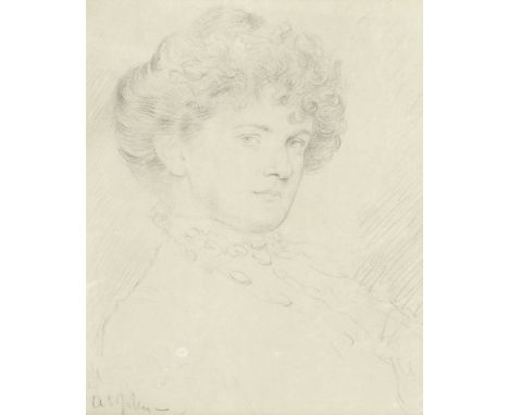 Augustus Edwin John O.M., R.A. (British, 1878-1961)Portrait of a Lady signed 'A E John' (lower left); also inscribed 'For Mrs