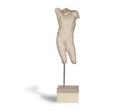 After the Antique - workshop of Silvano Bertolin (Italian, b. 1938): A late 20th century cast marble resin model of 'The Lysi