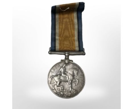 A First World War British War Medal, named 73373 GNR. F. Atkinson, Royal Artillery. 