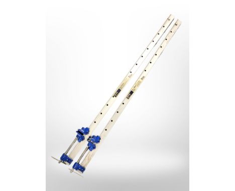 Two Irwin Record 48inch (1220mm) sash clamps. 