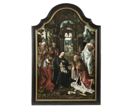 Pseudo-Blesius ("Meister der Münchner Anbetung/Master of the Munich Adoration") (attr.)Antwerpen, tätig/active um 1520110 x 7