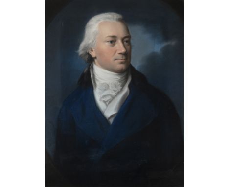 Schröder, Johann Heinrich (attr.)Meinigen 1757 - 181275 x 58 cmPortrait des Carl Otto von Löwenstein (1755 - 1833). Pastell/P