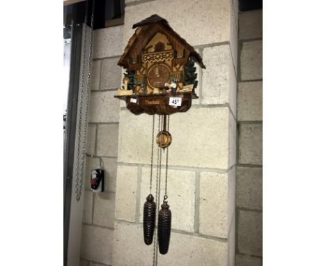 A modern Black Forest cuckoo clock