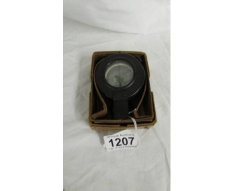 A boxed compass, T G Co., Ltd, London, No. B30989, 1940, Mk III.