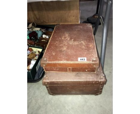 2 vintage suitcases