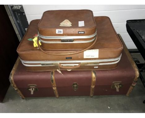 A trunk, Antler suitcase &amp; Antler vanity case 