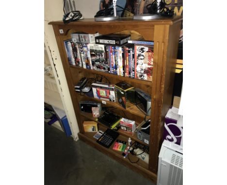 A 4 shelf pine bookcase (COLLECT ONLY) 