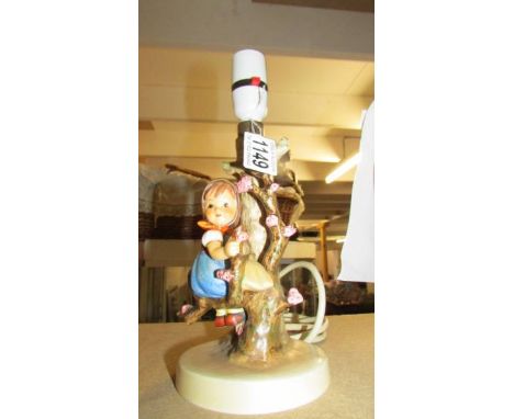A Goebel table lamp base.