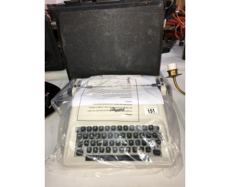 A vintage Chums typewriter