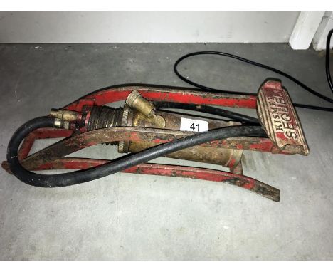 A vintage Kismet Sequel car foot pump COLLECT ONLY