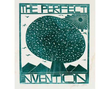 ‡ PAUL PETER PIECH (American-Welsh 1920-1996) lithograph - entitled, 'The Perfect Invention', signed and dated 1990, 38 x 34c