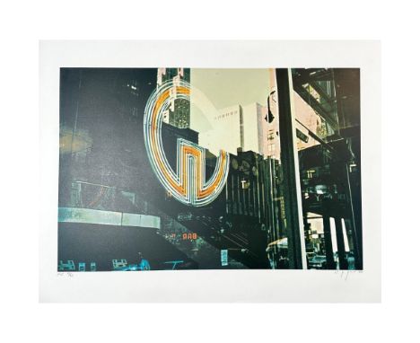 Screenprint titled Reflection Signed lower right numbered HC 16/20 Year 1981 Sight size 28" x 23.5"