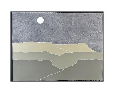 Serigraph titled Taos Dusk Signed upper right numbered 89/250 Year 1980 Sight size 30" x 22.5"